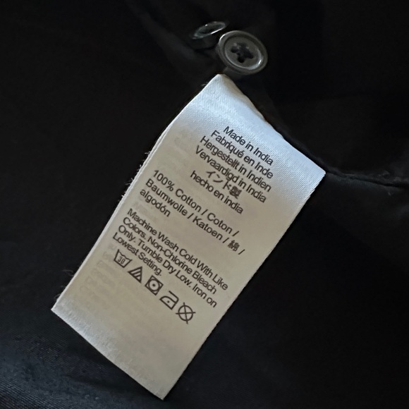 J. Crew Black Étienne oversized shirt in lightweight oxford - Picture 10 of 12